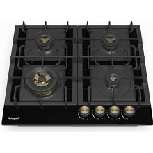 Газовая варочная панель WEISSGAUFF HGG 641 BV VOLCANO BURNER NANO MATT GLASS