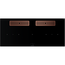 Индукционная варочная поверхность с вытяжкой Kuppersbusch KMI 12850.0 SR-S Copper