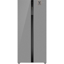 Холодильник WEISSGAUFF WSBS 500 INVERTER NOFROST INOX GLASS