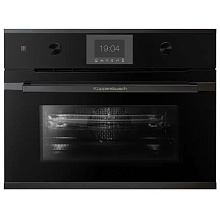 Компактный духовой шкаф с СВЧ KUPPERSBUSCH CBM 6350.0 S2 BLACK CHROME