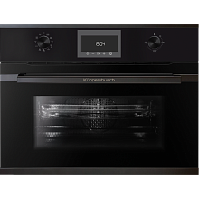 Компактный духовой шкаф с СВЧ KUPPERSBUSCH CBM 6330.0 S2 BLACK CHROME