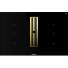 Индукционная варочная панель с вытяжкой Kuppersbusch KMI 8350.0 SR Gold