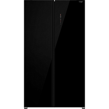 Холодильник WEISSGAUFF WSBS 1036 INVERTER NOFROST PREMIUM BLACK GLASS
