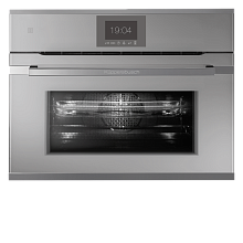 Компактный духовой шкаф с СВЧ KUPPERSBUSCH CBM 6550.0 G3 SILVER CHROME