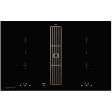 Индукционная варочная панель с вытяжкой Kuppersbusch KMI 8500.0 SR Black Chrome