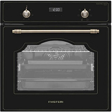 Духовой шкаф электрический MEFERI MEO606BK RETRO