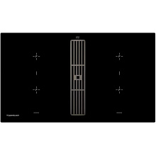 Варочная панель с вытяжкой Kuppersbusch KMI 9850.0 SR Black Chrome