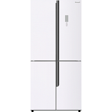 Холодильник WEISSGAUFF WCD 450 WHITE ROCK GLASS NOFROST INVERTER