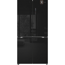 Холодильник WEISSGAUFF WCD 510 BUILT-IN INVERTER NOFROST BLACK GLASS