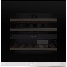 Встраиваемый винный шкаф KORTING KFW 604 DB GXN
