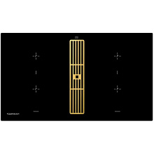 Варочная панель с вытяжкой Kuppersbusch KMI 9850.0 SR Gold