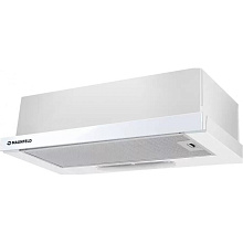 Встраиваемая кухонная вытяжка MAUNFELD VS Light Glass 60 белое стекло