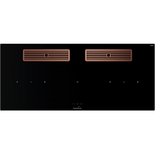 Индукционная варочная поверхность с вытяжкой Kuppersbusch KMI 12850.0 SR-E Copper